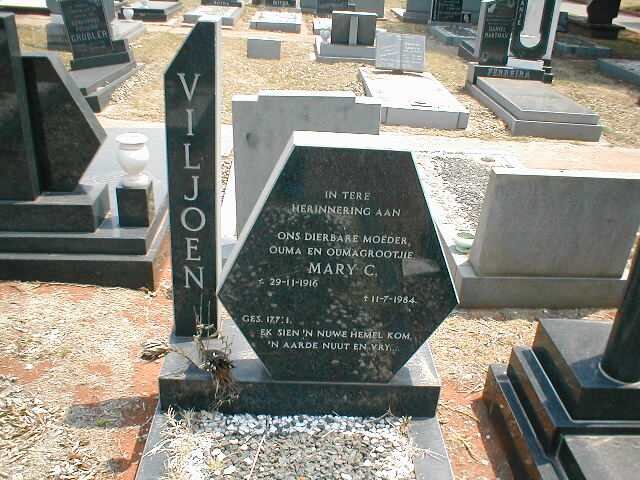 VILJOEN Mary C. 1916-1984