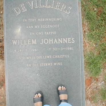 VILLIERS Willem Johannes, de 1941-1981
