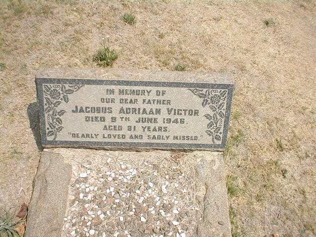 VICTOR Jacobus Adriaan -1946