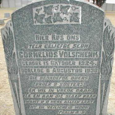 VOLSCHENK Cornelius 1924-1938