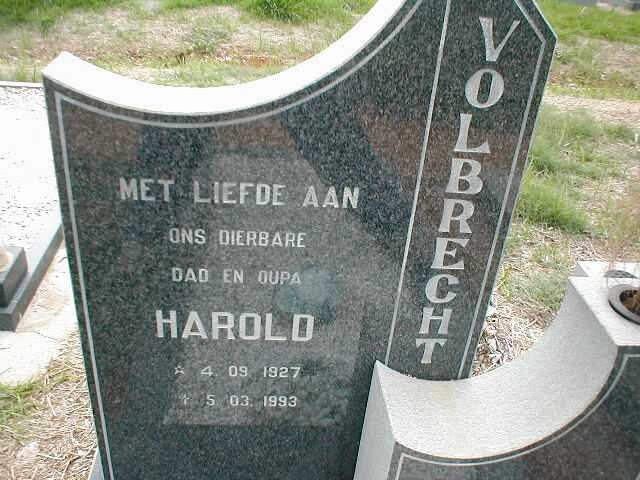 VOLBRECHT Harold 1927-1993