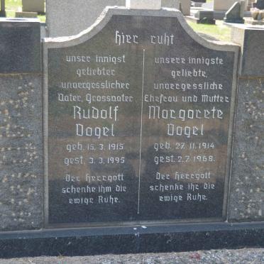 VOGEL Rudolf 1915-1995 &amp; Margarete 1914-1968