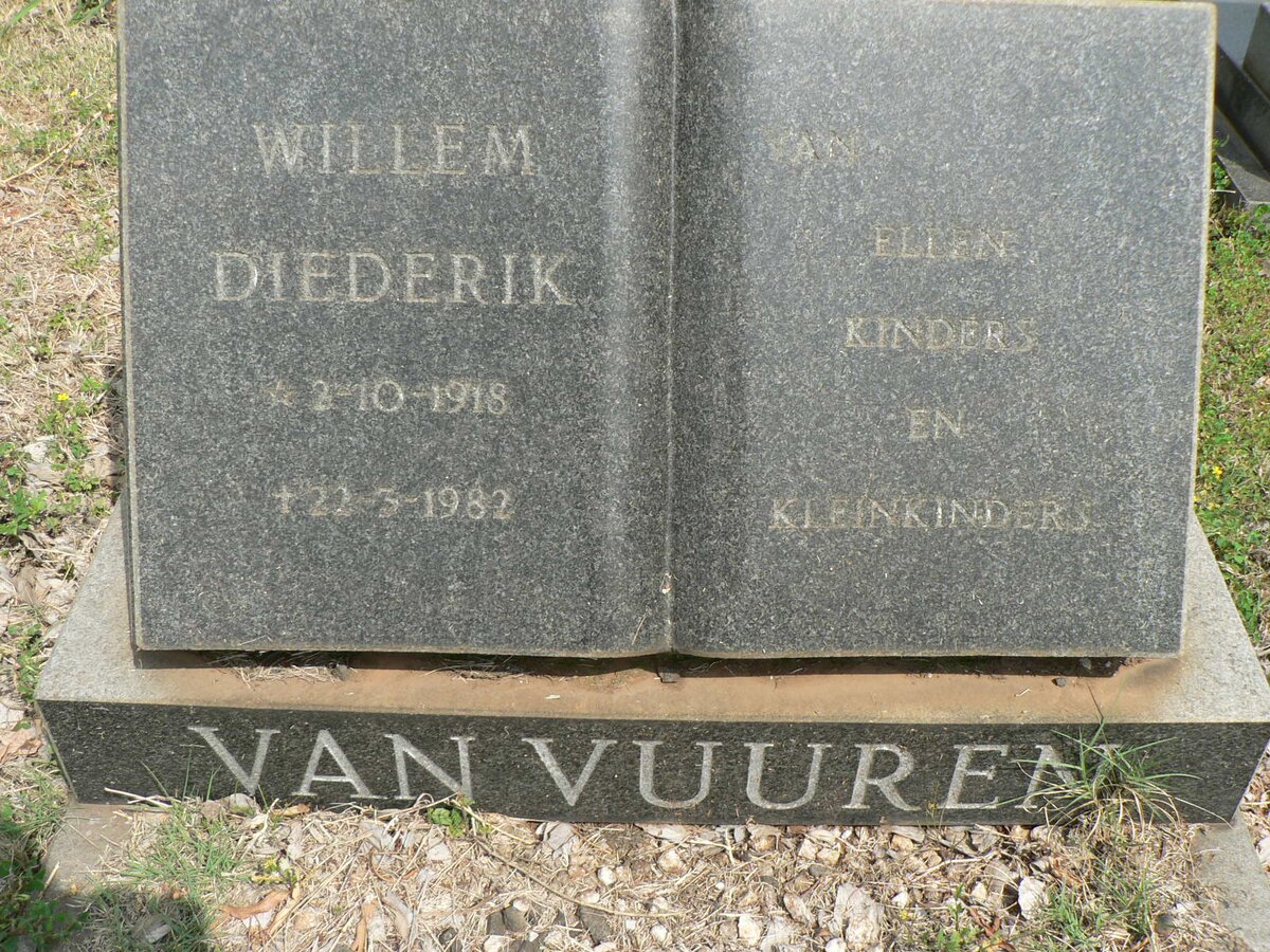 VUUREN Willem Diederik, van 1918-1982