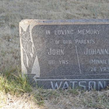WATSON John &amp; Johanna