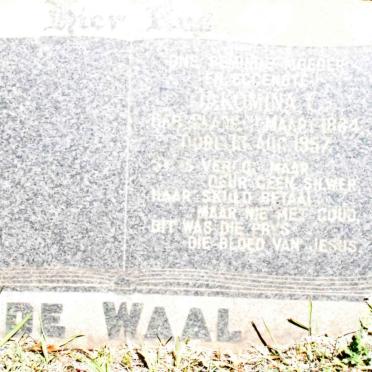 WAAL Jakomina, de 18?4-1957