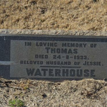 WATERHOUSE Thomas -1933