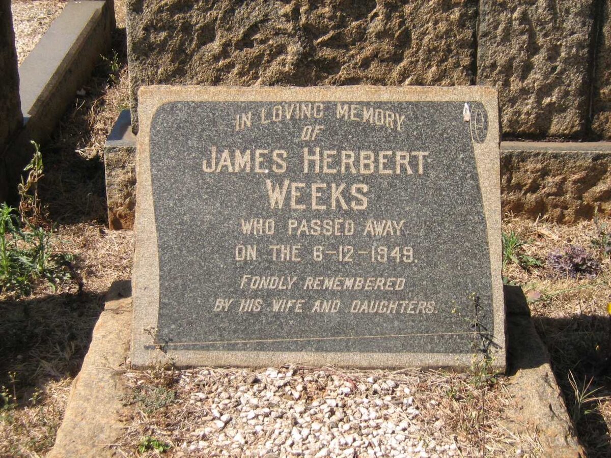 WEEKS James Herbert -1949