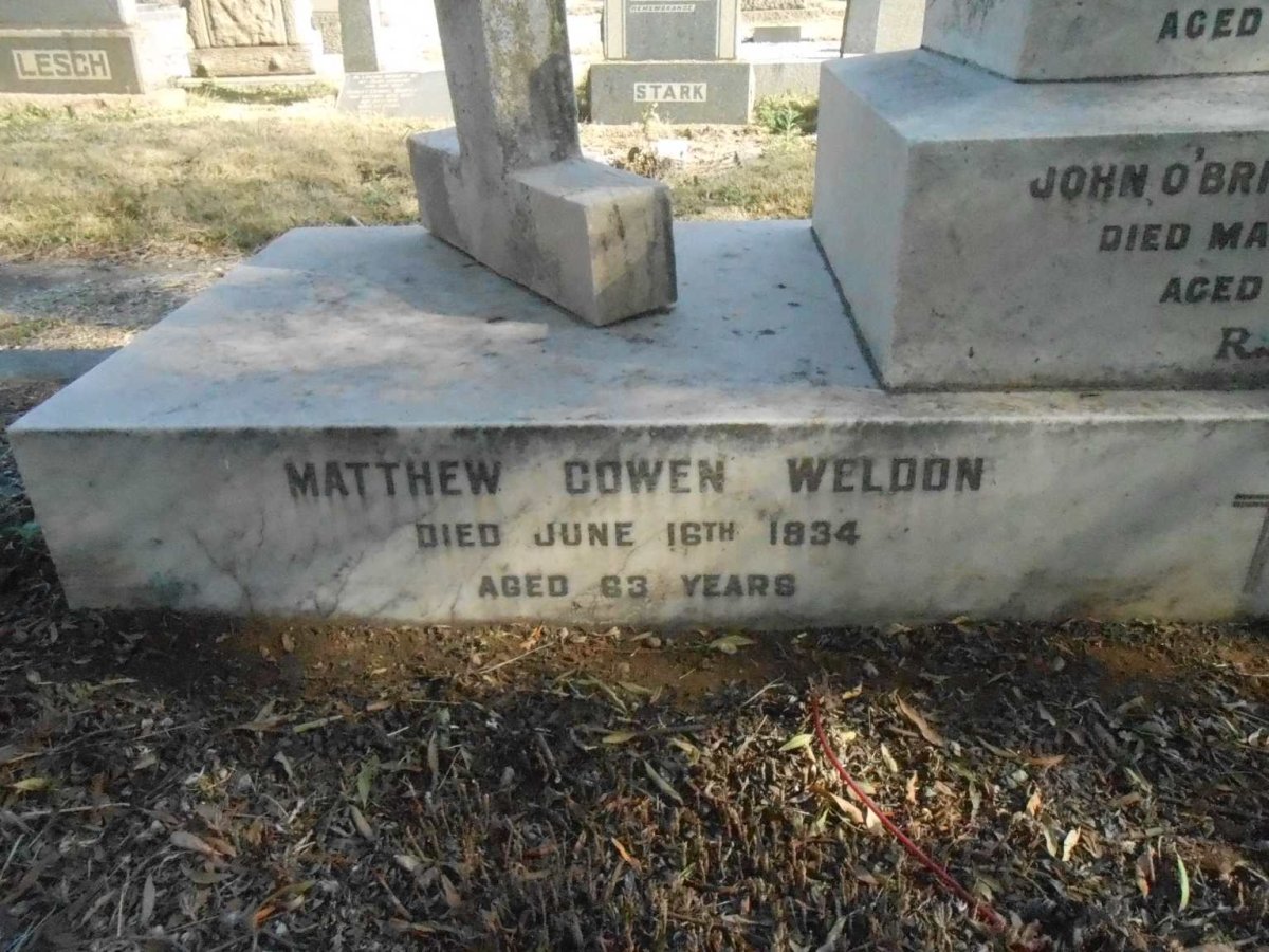 WELDON Matthew Cowen -1934
