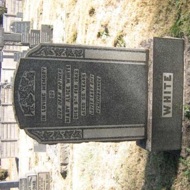 WHITE Mary Alice  -1942