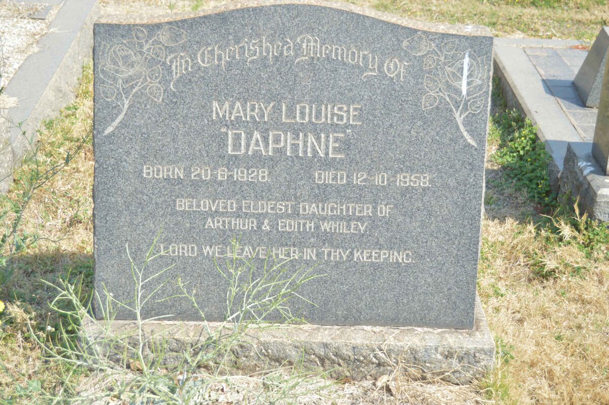 WHILEY Mary Louise 1928-1958