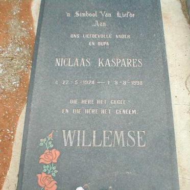 WILLEMSE Niclaas Kaspares 1924-1998