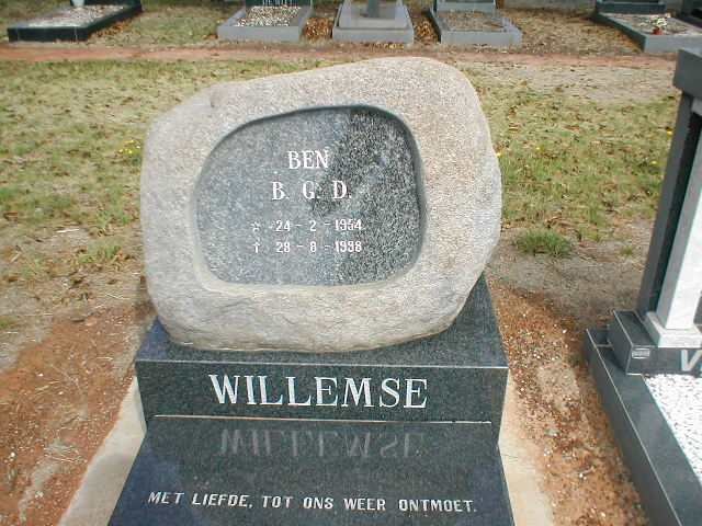 WILLEMSE B.G.D. 1954-1998
