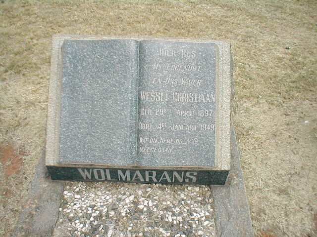 WOLMARANS Wessel Christiaan 1897-1949