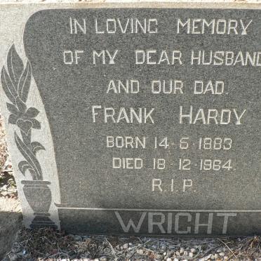 WRIGHT Frank Hardy 1883-1964