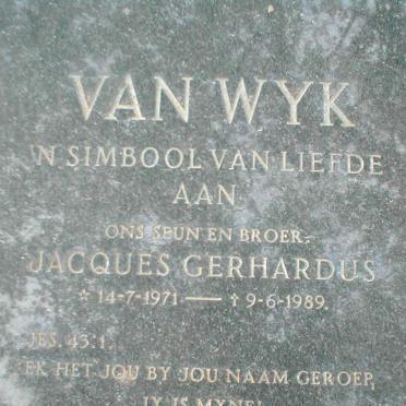 WYK Jacques Gerhardus, van 1971-1989