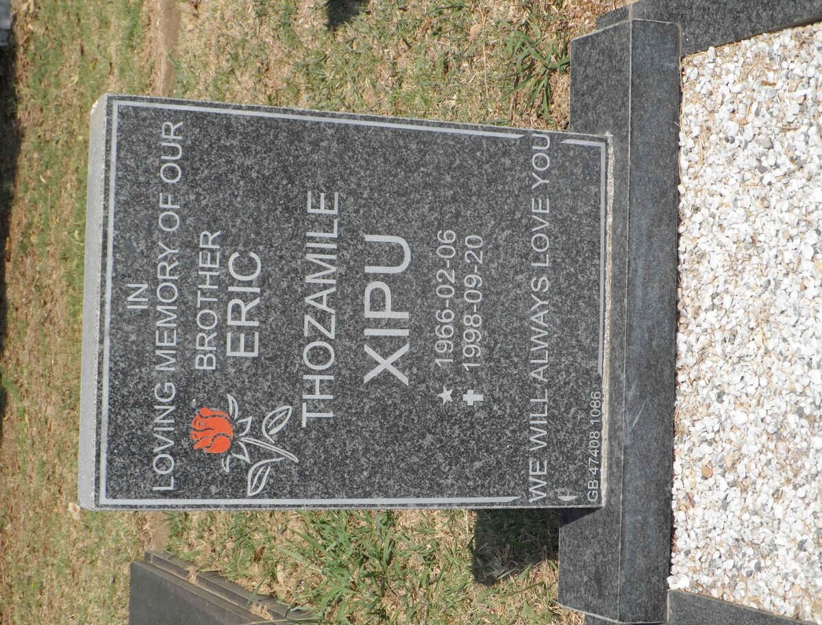 XIPU Eric Thozamile 1966-1998