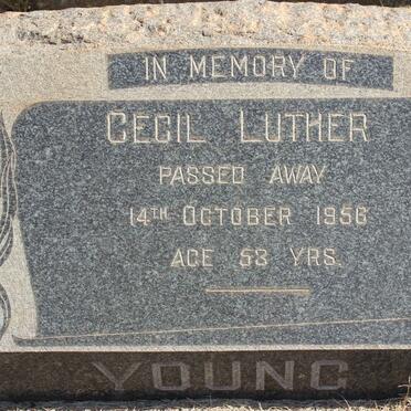 YOUNG Cecil Luther -1956