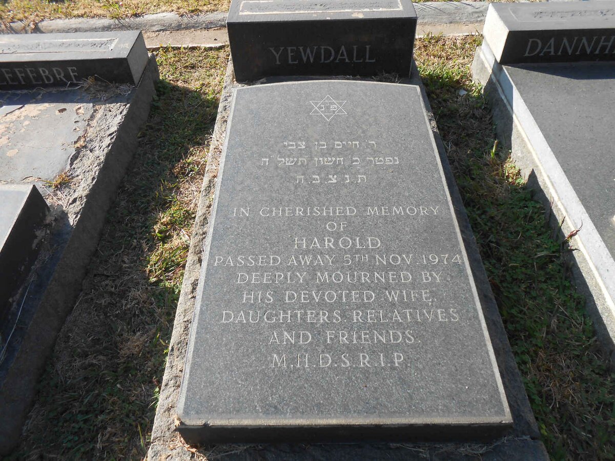 YEWDALL Harold -1974