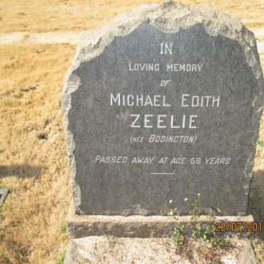ZEELIE Michael Edith nee BODINGTON