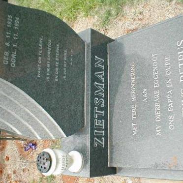 ZIETSMAN Matthys Petrus 1935-1994