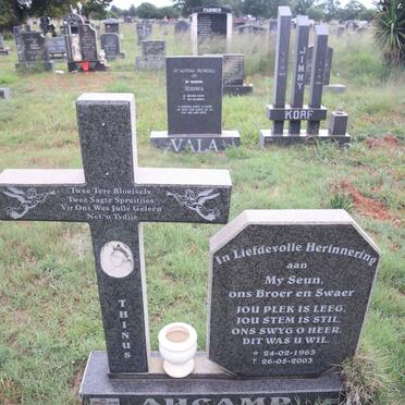 AUCAMP Thinus 1963-2003