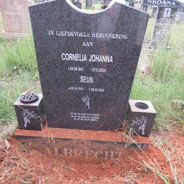 ALBRECHT Seun 1951-2020 & Cornelia Johanna 1951-2004