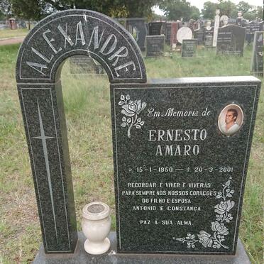 ALEXANDRE Ernesto Amaro  1950-2001