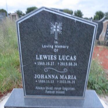 BROODRYK Lewies Lucas 1949-2013 & Johanna Maria 1930-2022