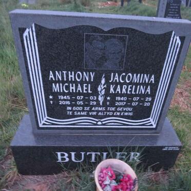 BUTLER Anthony Michael 1945-2016 & Jacomina Karelina 1940-2017