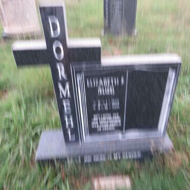 DORMEHL Elizabeth E. 