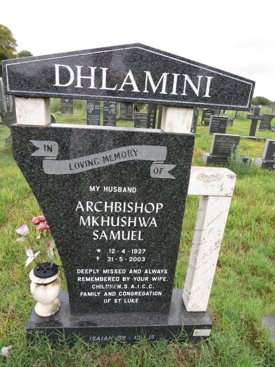 DHLAMINI Mkhushwa Samuel 1927-2003