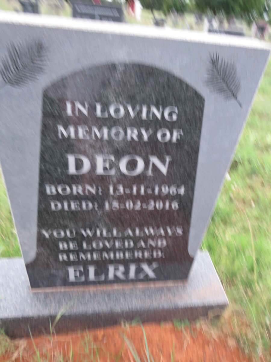 ELRIX Deon 1964-2016