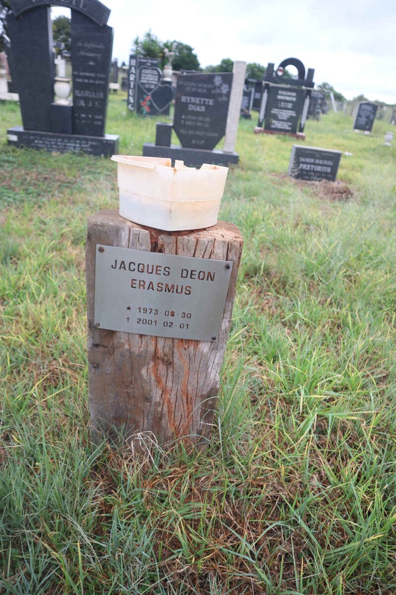 ERASMUS Jacques Deon 1973-2001