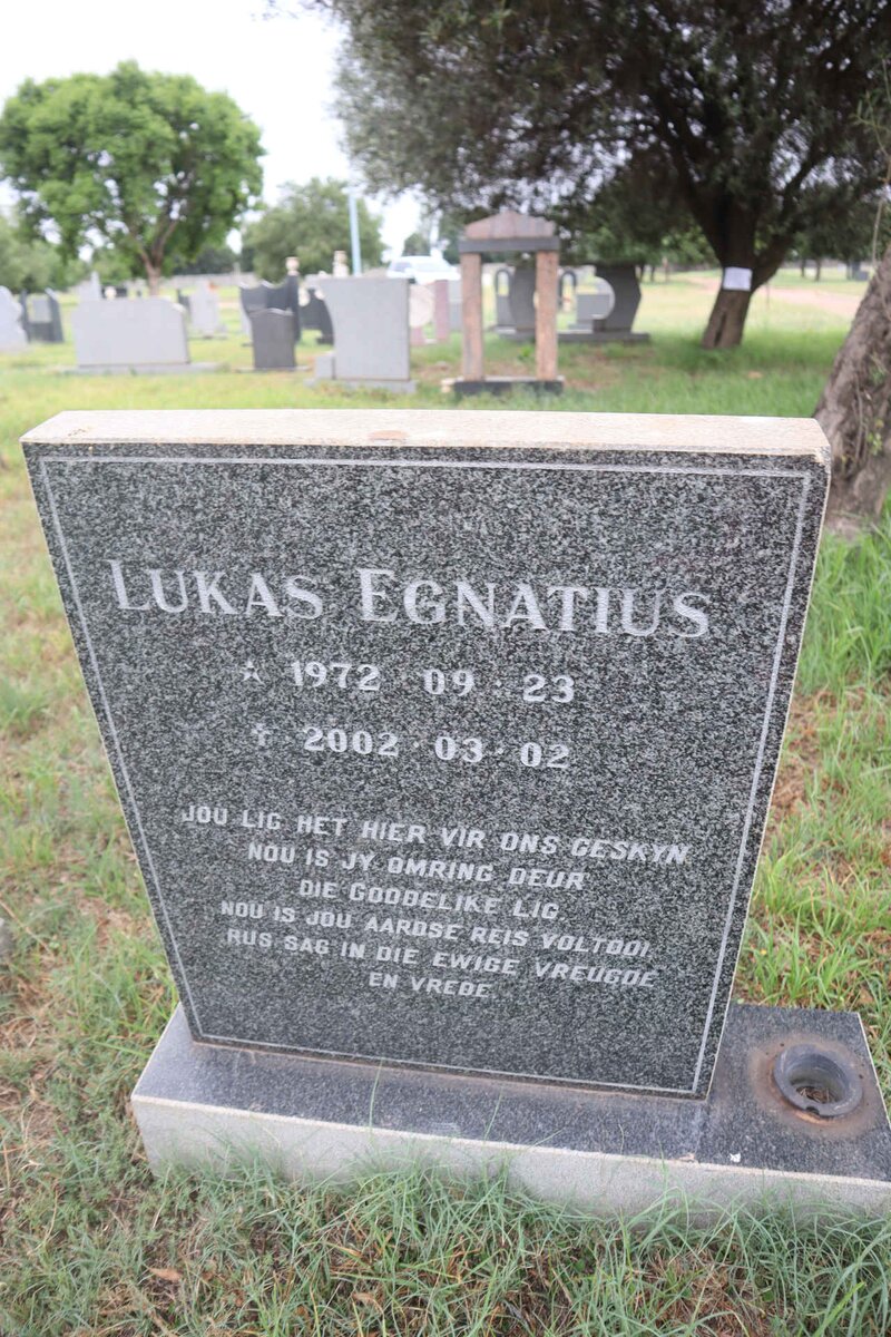EGNATIUS Lukas 1972-2002