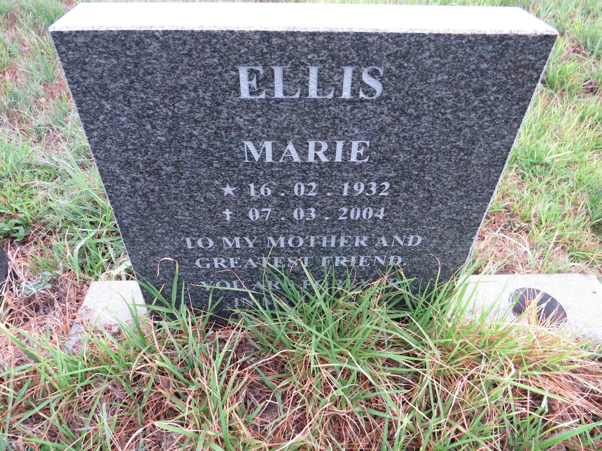 ELLIS Marie 1932-2004