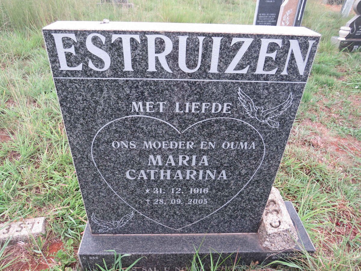 ESTRUIZEN Maria Catharina 1916-2005
