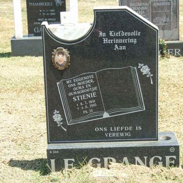 GRANGE Stienie, le 1941-2003