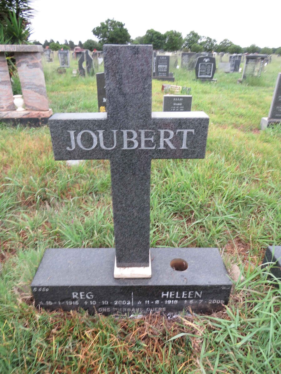 JOUBERT Reg 1916-2003 & Heleen 1918-2005 _1