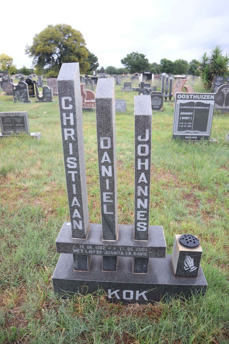 KOK Christiaan Daniel Johannes 1962-2003