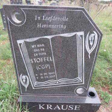 KRAUSE Stoffel 1943-2017
