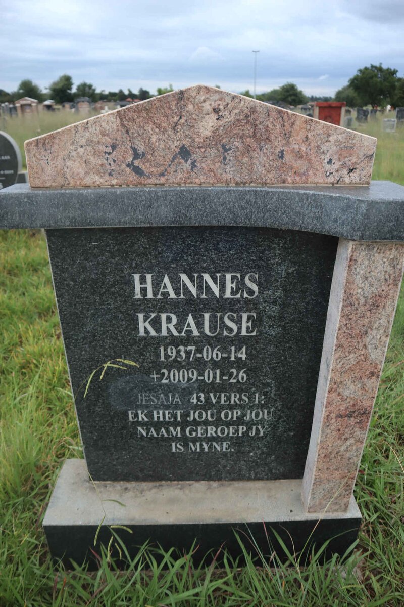 KRAUSE Hannes 1937-2009