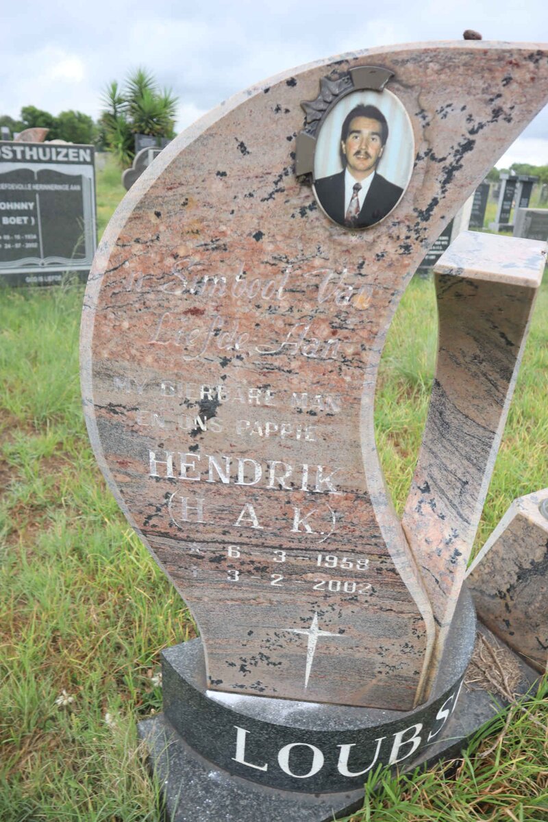 LOUBSER Hendrik A.K 1958-2002