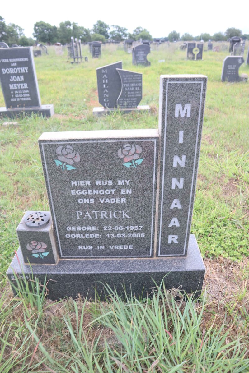 MINNAAR Patrick 1957-2005