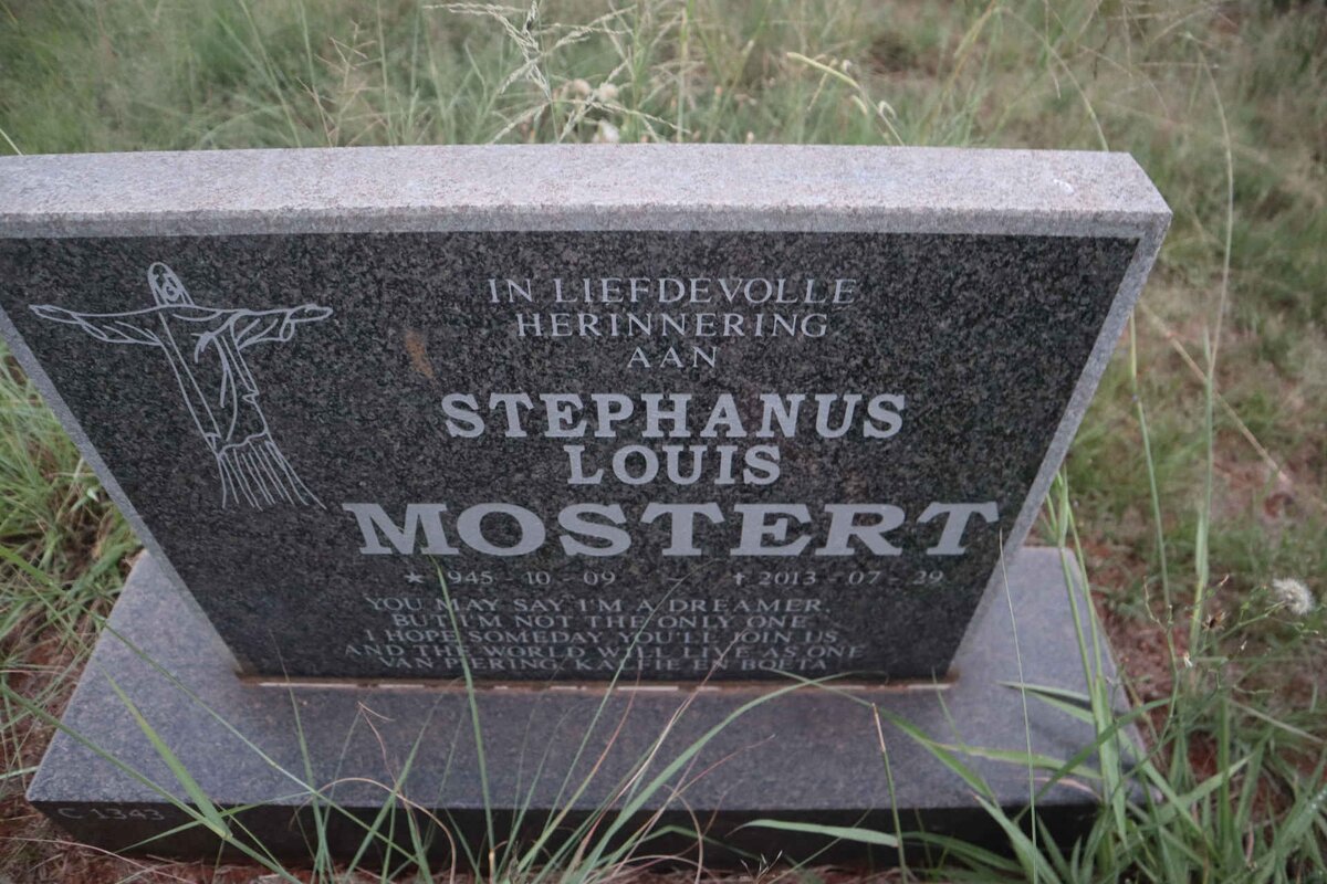 MOSTERT Stephanus Louis 1945-2013