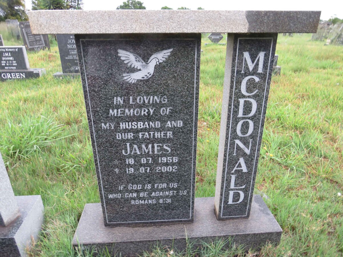 MCDONALD James 1956-2002