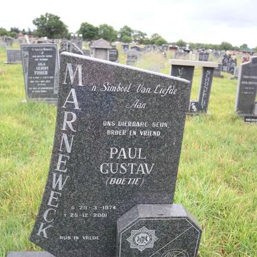 MARNEWECK Paul Gustav 1974-2001