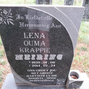 MEIRING Lena 1930-2014