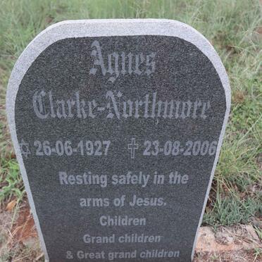 NORTHMORE Agnes, CLARKE 1927-2006