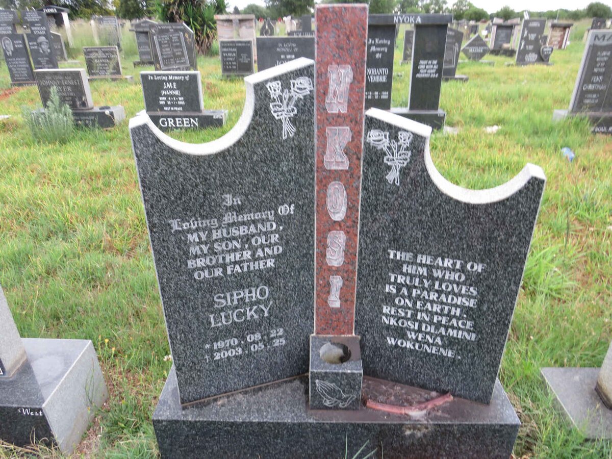 NKOSI Sipho Lucky 1970-2003