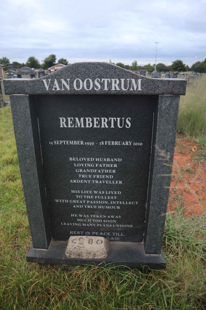 OOSTRUM Rembertus, van 1959-2010